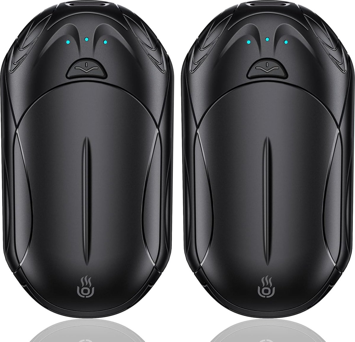 Goedkoopste Handwarmer, 2 stuks, 6000 mAh, herbruikbaar, USB, handwarmer, 3 verwarmingsmodi, 2S, snel, voor outdoorsporten, kamperen in de winter