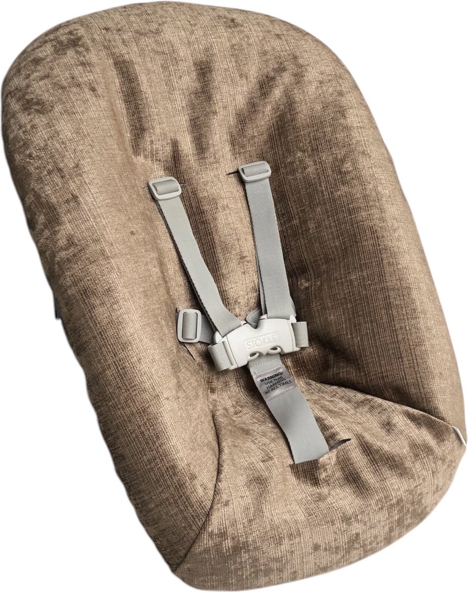 Image of #14 newborn hoes, Velours zand geweven, Stokke Tripp Trapp. Ook geschikt voor Kidsmill Up.