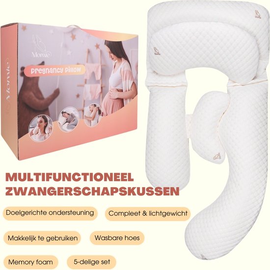 MeraLife® Zwangerschapskussen (U-Vorm) XXL - Zwangerschapskussens