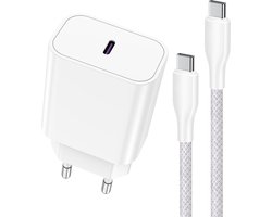 Snellader geschikt voor iPhone 15, 16 Pro Max – Oplader Set – 1 Meter