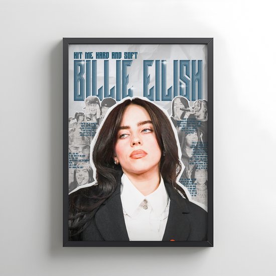 Lxry S.G.C Billie Eilish poster - Met aluminium lijst - A3 | bol
