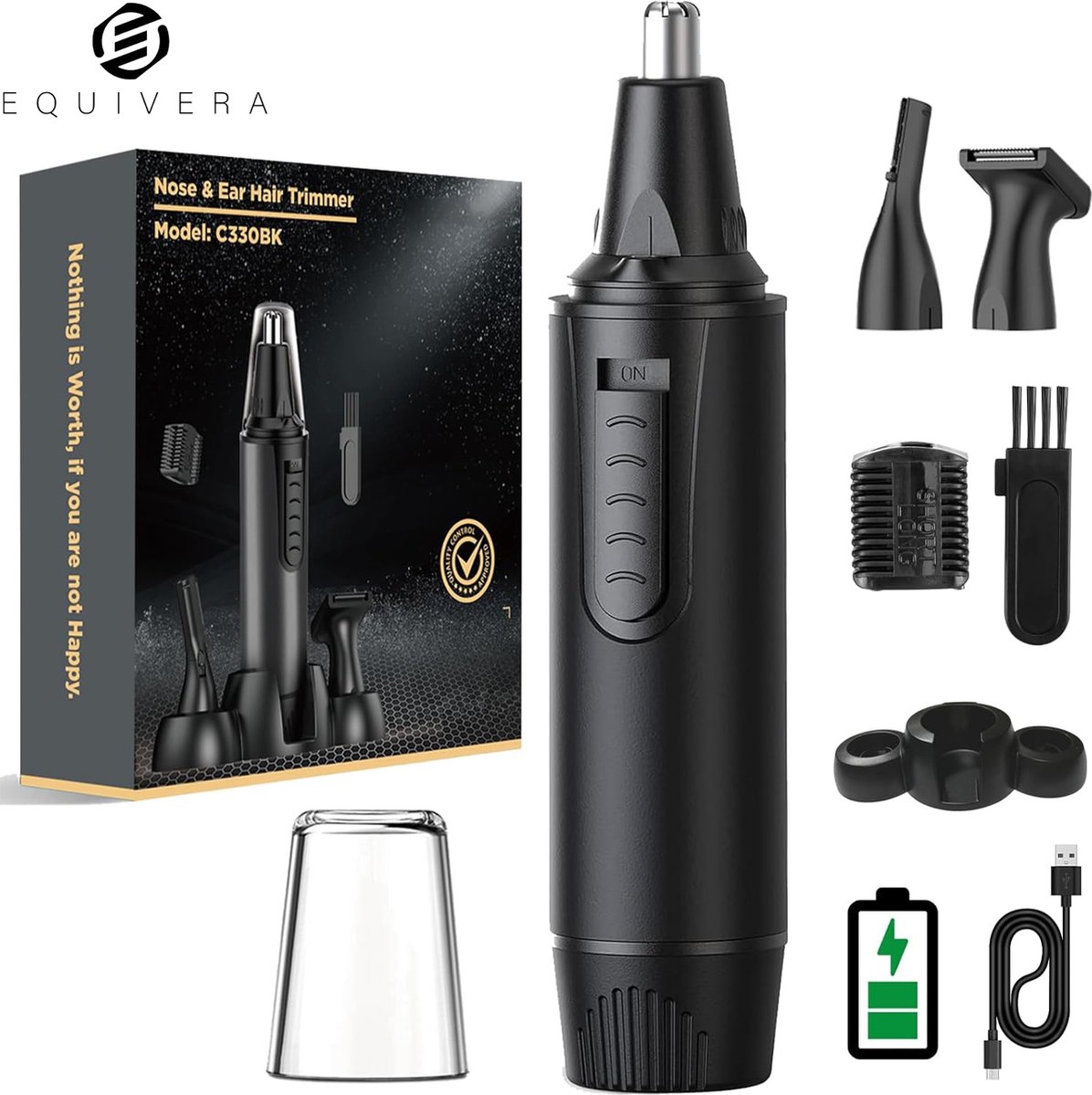 Equivera Neustrimmer Mannen - Neus Trimmer - Neustrimmer en Oortrimmer - Neus Trimmer Mannen