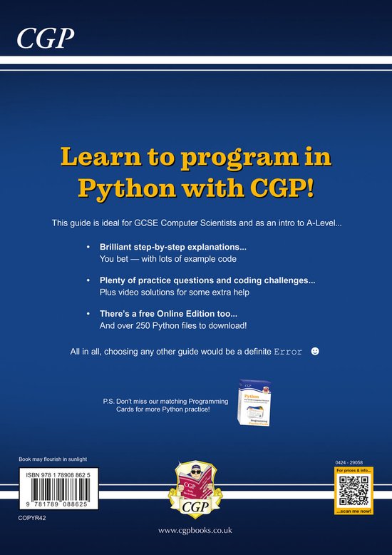 GCSE Python for Computer Science- New Python Programming Guide for GCSE ...