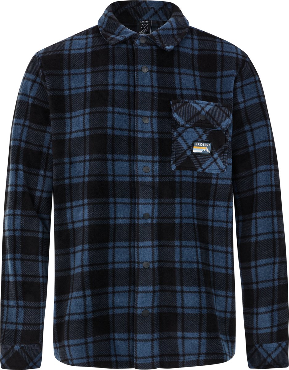 Protest Prtoutwell – Shacket Heren – Houthakkers vest – Overshirt – Tussenjas Blauw