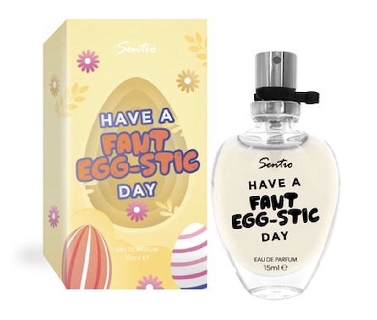 Goedkoopste Sentio miniparfum cadeau idee tekst for women - Have a Fant Egg-Stic Day - Eau de parfum - 15ml