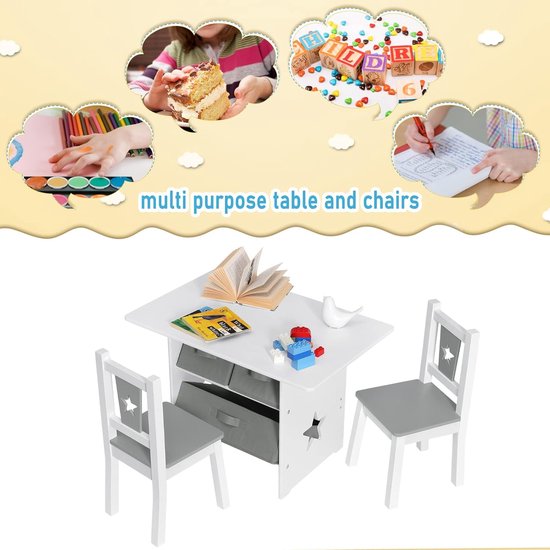 Tafels en stoelen 1 - 2 jaar - . - Voor Kinderopvang en