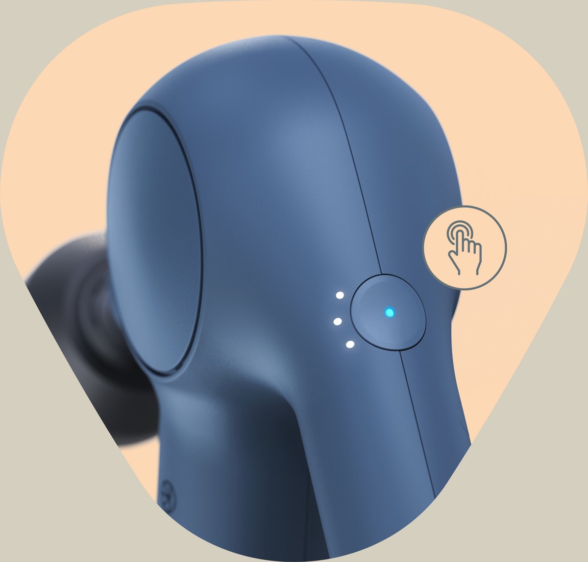 Afbeelding 2 van Therabody Theragun Relief – Massage Gun – 3 Opzetstukken – Professioneel Massage Apparaat - Lichtgewicht Massage Pistool