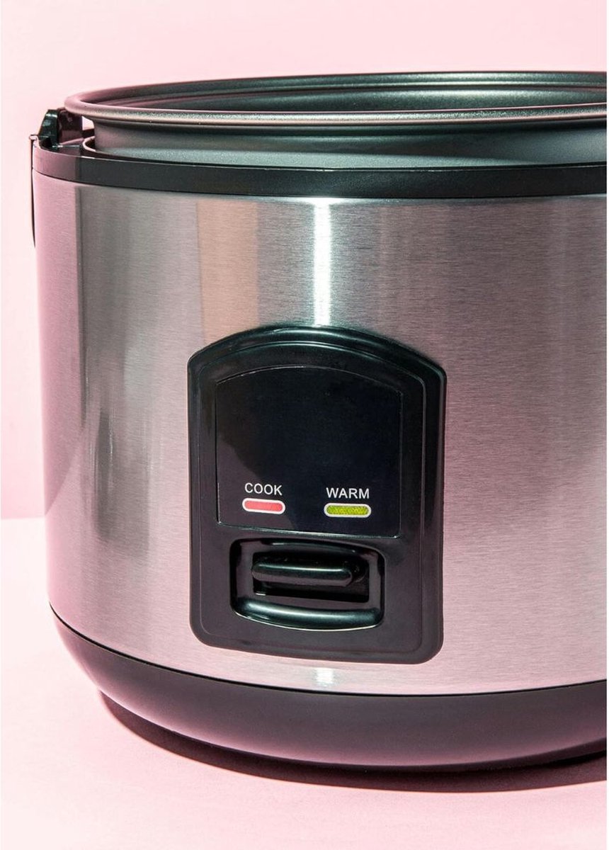 White-Label® Rijstkoker met Stomer - Multicooker - Rice Cooker - Zwart en Grijs thumbnail 3