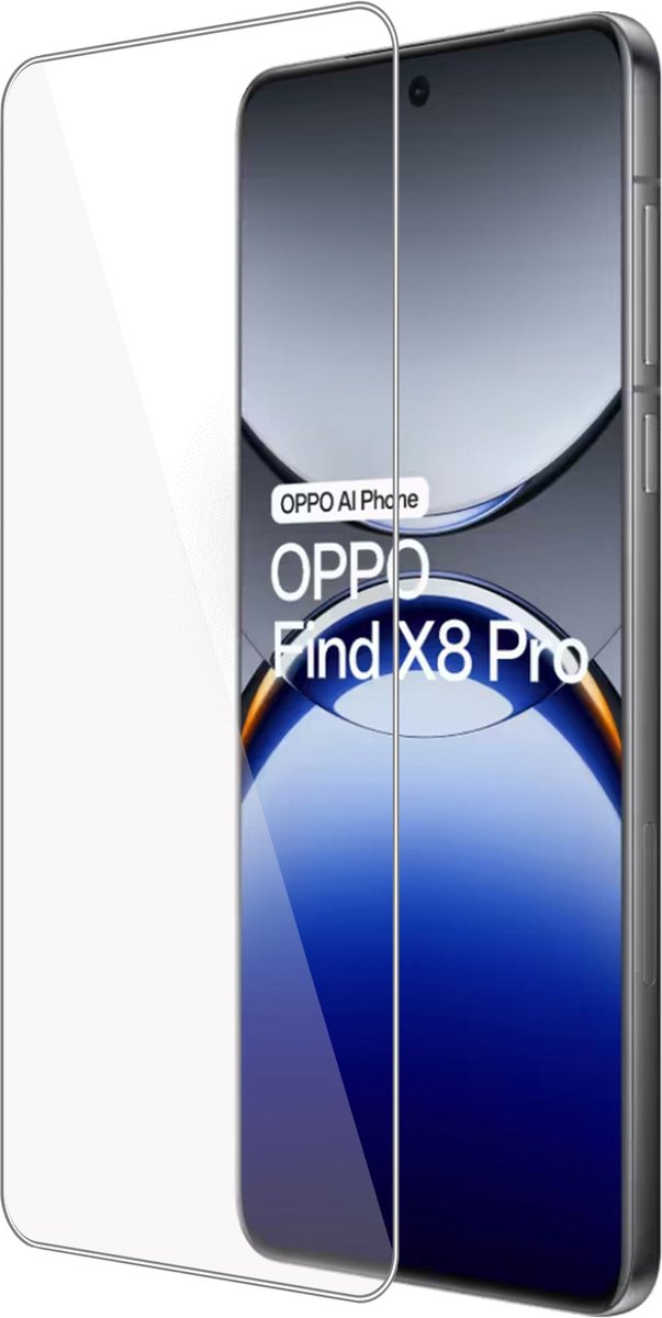 Geschikt voor OPPO Find X8 - Screenprotector - Beschermglas - GuardCover