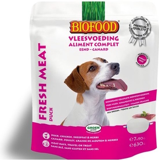 Biofood Vleesvoeding Eend - 630GR