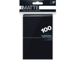 100 Standard Pro-Matte Deck Protector Sleeves (Zwart)