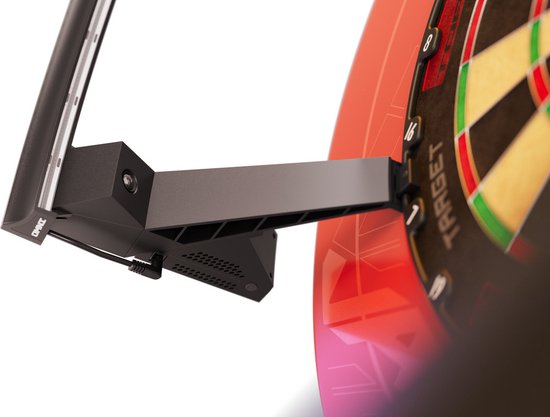 Target Darts Omni Dartbord Auto Score Ring met LED Verlichting - 4 HD Camera's voor Nauwkeurige Score Berekening - Inclusief DartCounter App - Magnetische Bevestiging - Compleet Pakket van Target Darts — afbeelding 2