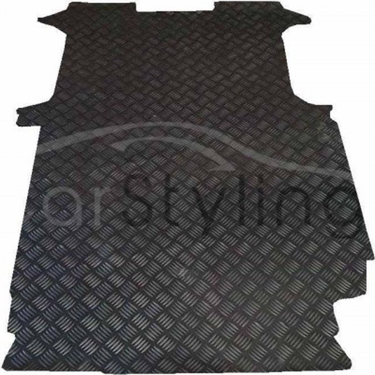 CarStyling Laadvloermat - Mercedes Vito / Viano L3 - anti-slip rubber