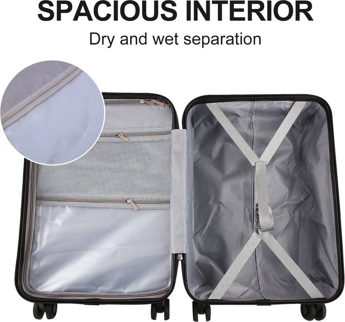 Gabol Handbagagekoffer - 15,6 Laptopvak, TSA-slot & 47L inhoud Gabol Handbagagekoffer - 15,6 Laptopvak, TSA-slot & 47L inhoud