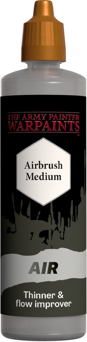 The Army Painter Airbrush Medium, 100 ml druppelflesje acrylverf-medium, airbrush-thinner, flow improver, voor het airbrushen en schilderen van wargaming-miniaturen, perfect voor tabletop-bordspellen