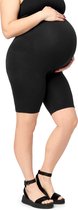 Merry Style Dames Grote Maten Leggings - Zwangerschapskleding - Kurze - Katoen - MS-MS10-465-LE - Zwart - 7XL