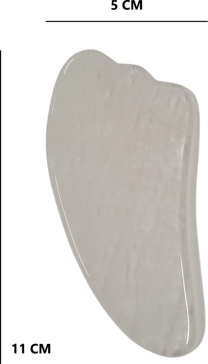 Goedkoopste Premium Roze GuaSha tool - Jade steen gezichtstool