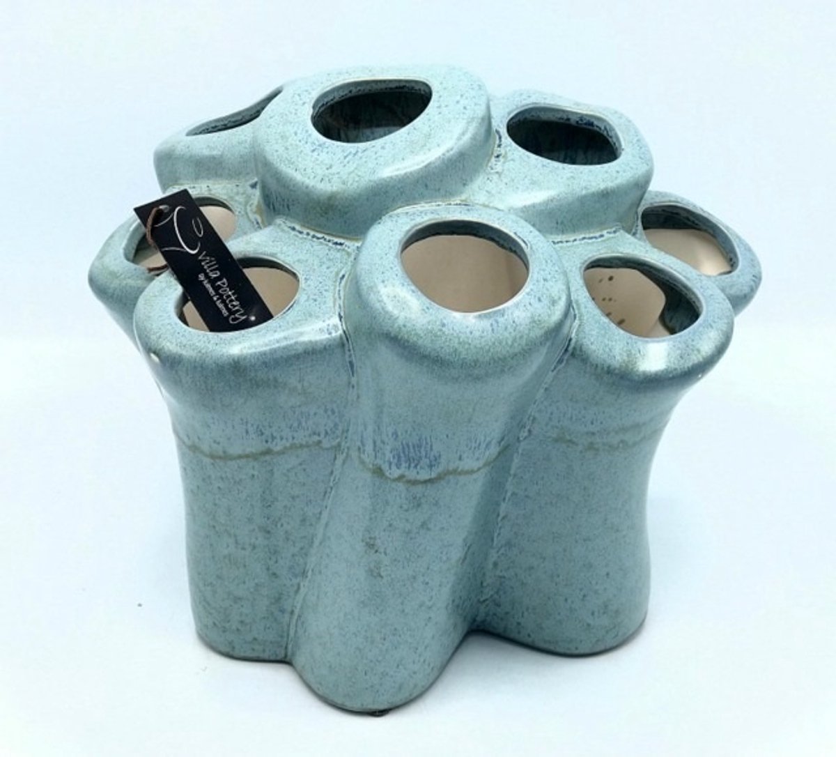 Villa Pottery Licht Blauwe Pot Evi D29xH24