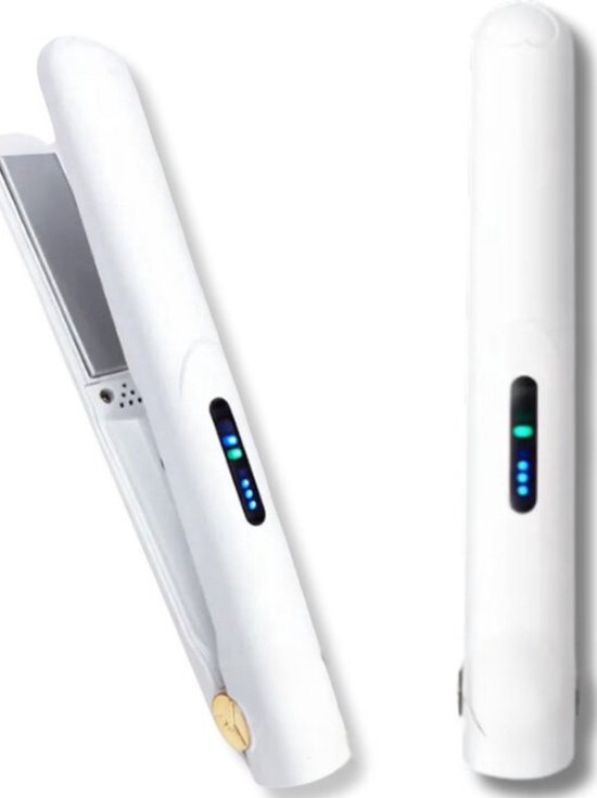 Draadloze Stijltang Mini Stijltang Draadloos - Reis Stijltang - Te Gebruiken als Powerbank Usb Oplaadbaar
