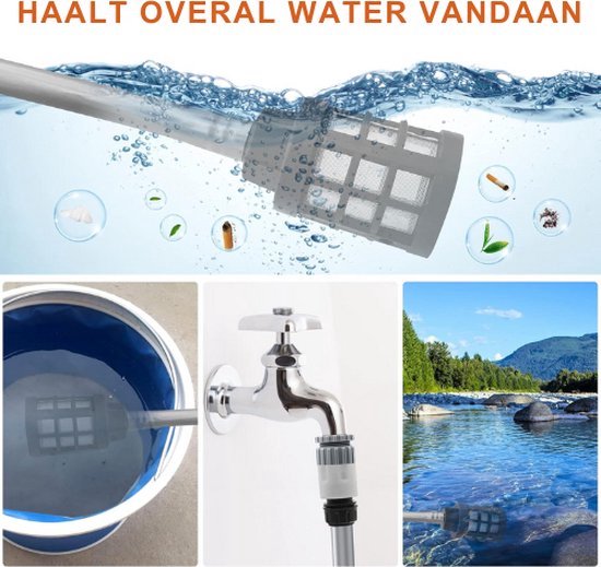 Luxe Hogedrukreiniger - Auto - Hogedrukspuit - Terrasreiniger - Met Accu - Draadloos - Draagbare Hogedrukreiniger - Inclusief Accessoires - Oranje van Nimideen — afbeelding 2