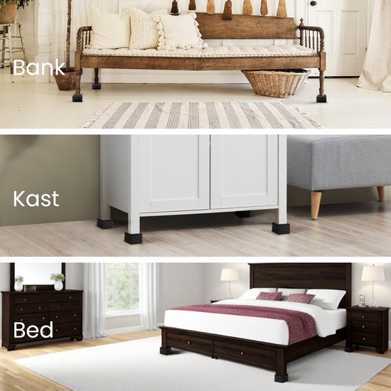 Bed - Stoel en meubelverhoger Jackset - Verhoger voor meubilair en