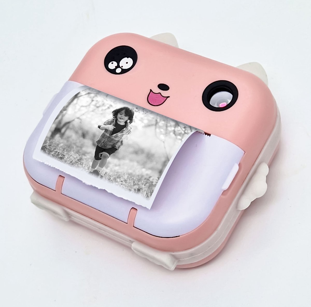 YellowPack Instant Print Kindercamera - Digitale camera voor kinderen - Roze
