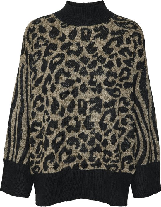 VERO MODA VMMARS LS HIGHNECK PULLOVER BF Dames Trui - Maat M