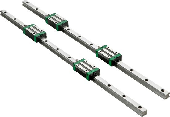 Lineaire Geleiderail MGN7C 200 Mm – μm-nauwkeurig, Zelfuitlijnend, Voor CNC En Spuitgietmachines