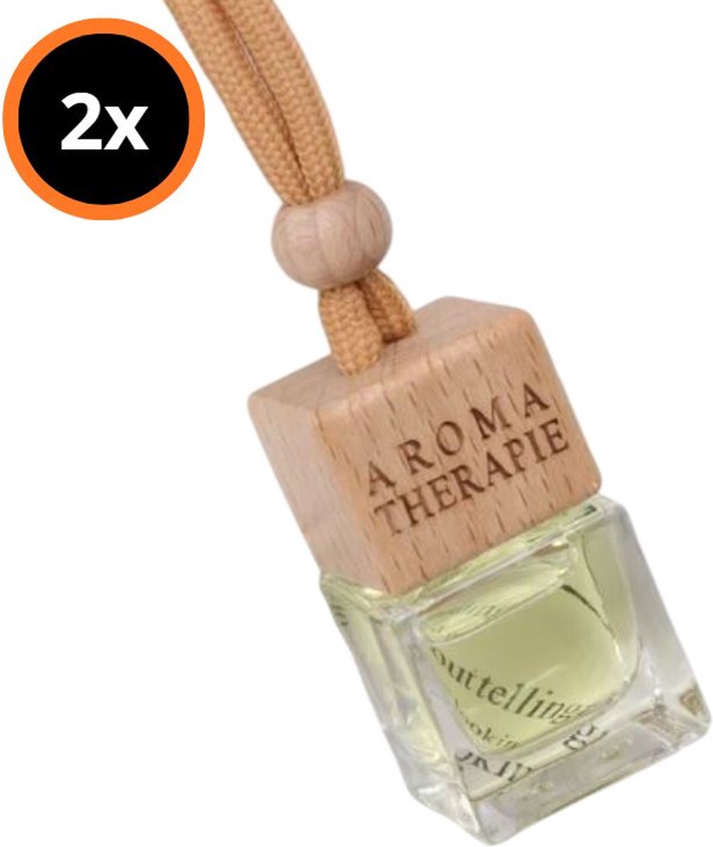 Goedkoopste Reqz Products Autoparfum Set van 2 Stuks - Gardenia geur - Luchtverfrisser - Auto Geurverfrisser