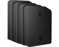 4 stuks droogfilters, voor Miele T1 wasdroger, wasdroger sokkelfilter, sponsfilter, filtermat voor een langere levensduur van de droger (207 mm x 157 mm x 30 mm)