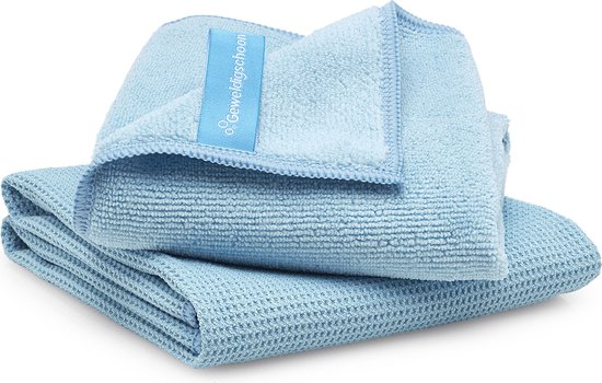 Raamdoekenset (M) | GEWELDIGSCHOON | Blauw
