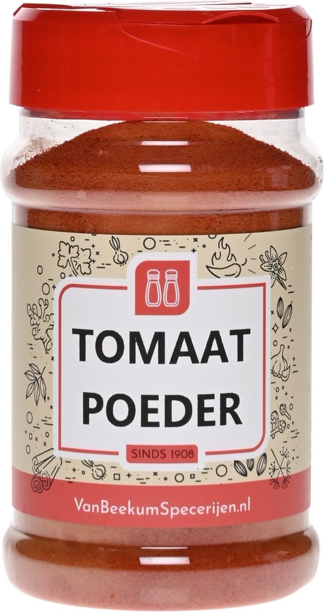 Goedkoopste Van Beekum Specerijen - Tomaat Poeder - Strooibus 150 gram