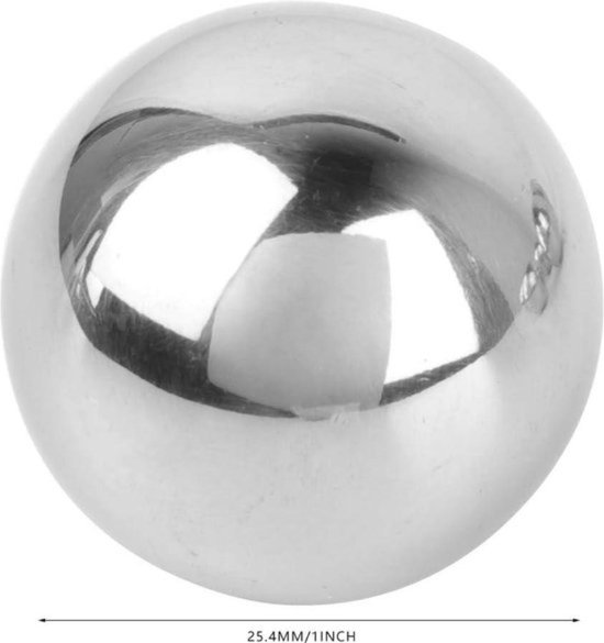 Herbruikbare Ice Cube Whiskey Stone Ball Cooler - Rvs Cooling Ball Set voor Wodka, Koffie, Bier, Wijn - 6 stuks van Merkloos — afbeelding 4