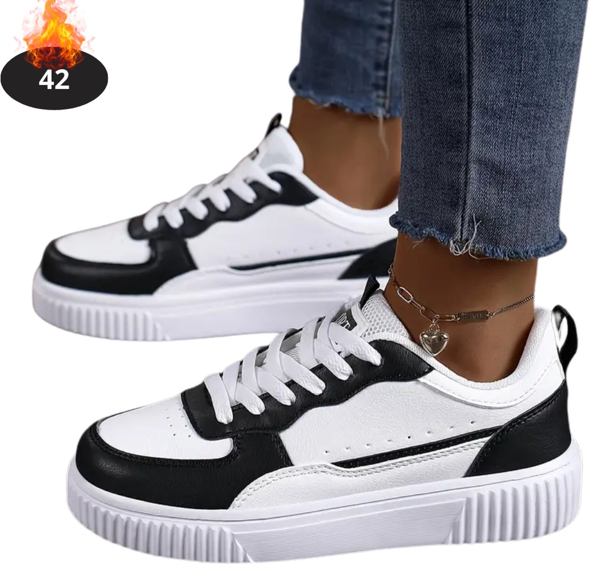 Livano Schoenen Dames Sneakers Comfortabel Casual Volwassen Zwart
