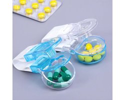 *** Pillenuitdrukker I Pillen Drukker I Pill Puncher I Pil Taker I Pil Crusher I Pillen Verwijderen Uit Pil Verpakking I Blauw van Heble® ***