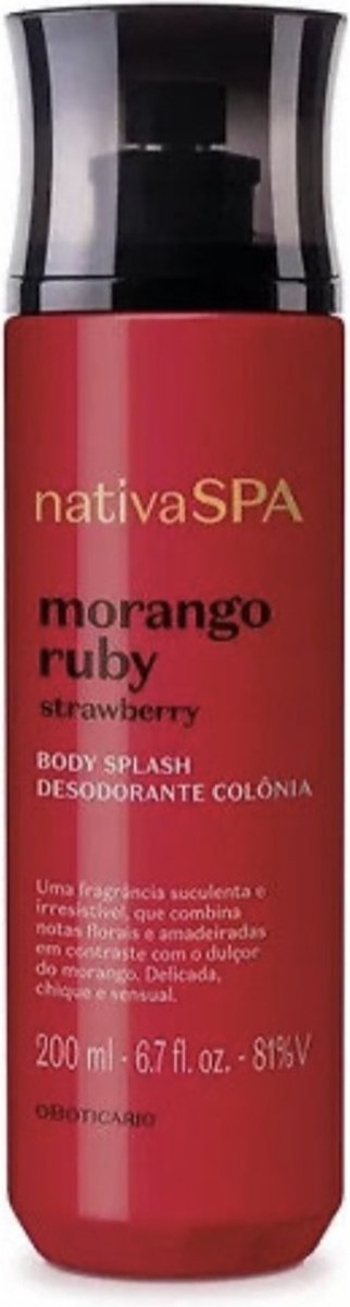 Goedkoopste Nativa Spa Body Splash Aardbei Robijn, 200ml