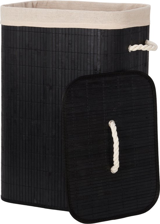 Infinity Goods Wasmand met Deksel - Zwart