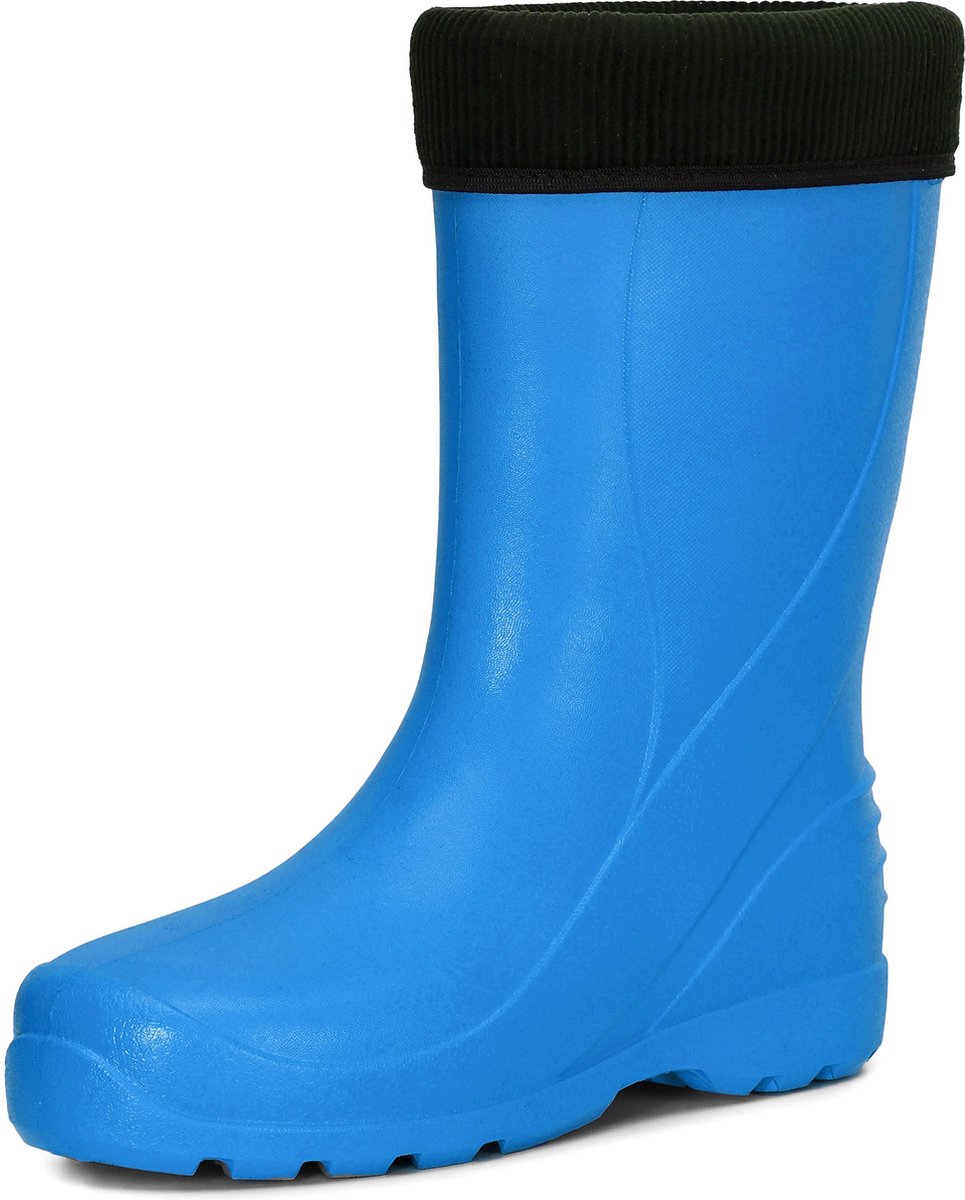Ladeheid LA-DW-STrack Dames Regenlaarzen - Rubber - Thermo - Gevoerd - EVA – Turquoise 6706 – 39