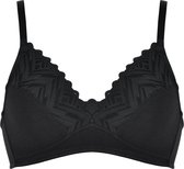 Naturana -Soutien-gorge doux avec coton et dentelle - 5083 - Zwart - 90E