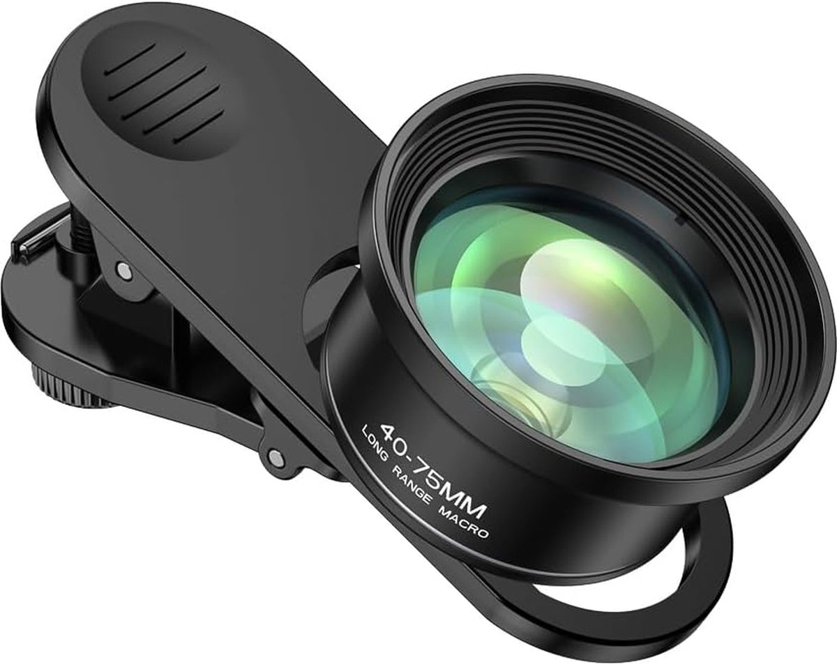 Macrolens voor Smartphone - 4K Hoge Definitie Lens - Compatibel met iPhone 15/14/13/12 Max/Xr/X/8 - Smartphone Lens met Telefoonclip - Fotografie Lens