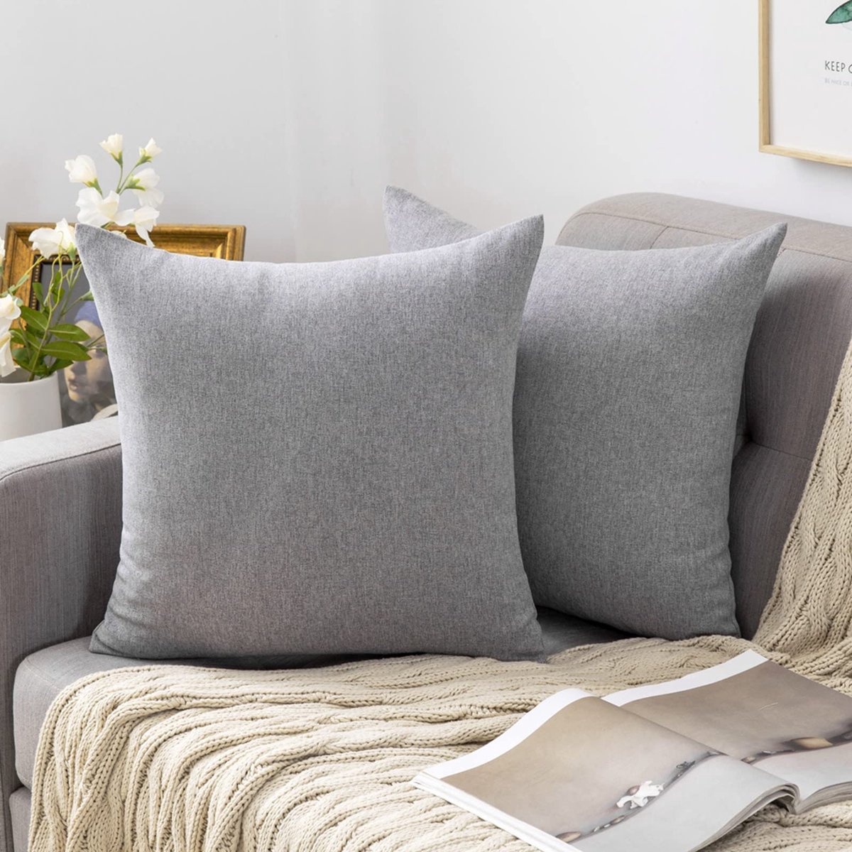 La'Moussawi ® Moderne Decoratieve Kussenhoezen met Stijlvolle Ruitstructuur voor Huisdecoratie