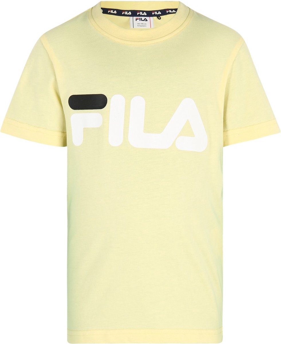 Fila shirt korte mouw Baia Mare Classic Logo Tee Pale Banana-110/116 Geel