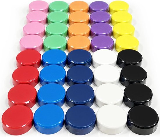 GAUDER Magneten Voor Magneetborden Sterke Bordmagneten Whiteboards Prikborden Koelkasten En Kantoren Ronde Zwarte Koelkastmagneten Met Hoge Kleefkracht 300 Stuks 12 X 5 Mm 2250537502