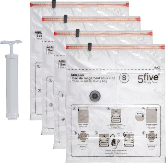 Dvkptbk Sac de Compression sous Vide pour Vêtements, Couette, Grand Sac de Rangement pour Vêtements, Essentiels pour la Maison