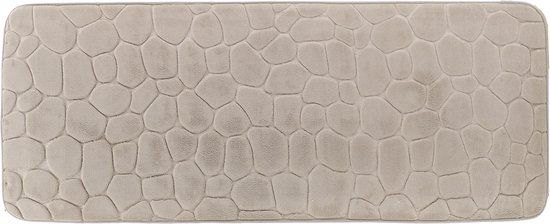 JAWAonline Bathroom Rug Black - Easy Care Bath Mat Memory Foam