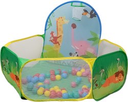 Speelgoedtopdeals - Safari ballenbak inclusief 100 ballen