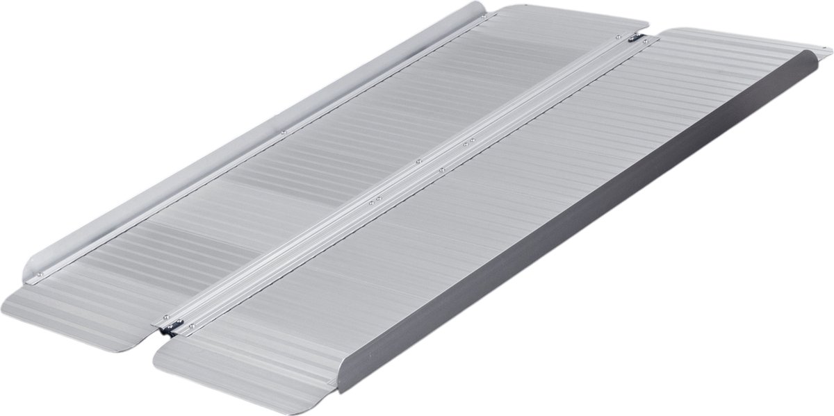 Oprijplaat aluminium 300kg lengte 1220 mm x breedte 720mm inklapbaar MW Tools ARP1001