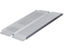 Oprijplaat aluminium 300kg lengte 1220 mm x breedte 720mm inklapbaar MW Tools ARP1001