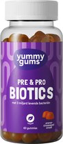 Yummygums • Pre- & Probiotica gummies • bevordert de spijsvertering • Suikerarm • 60 gummies