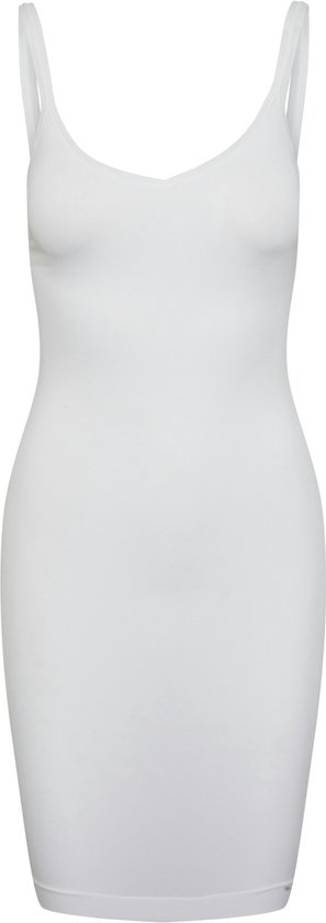 Pieces naadloze onderjurk - Ballroom - Gladde onderjurk - Wit - Beige - Zwart - M